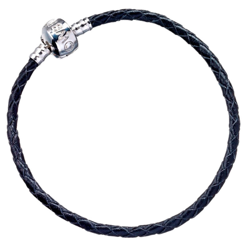 Harry Potter black leather charm bracelet