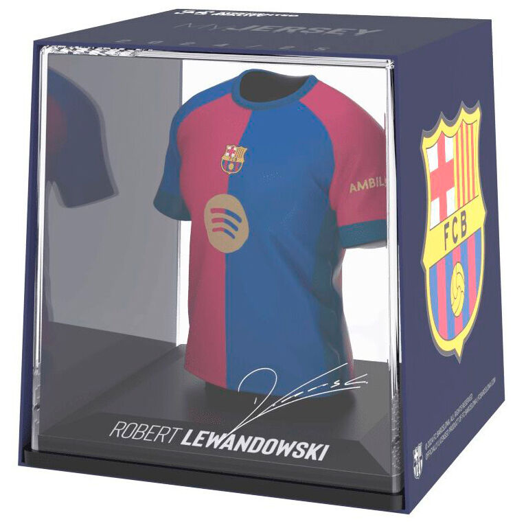 FC Barcelona Lewandowski mini t-shirt figure