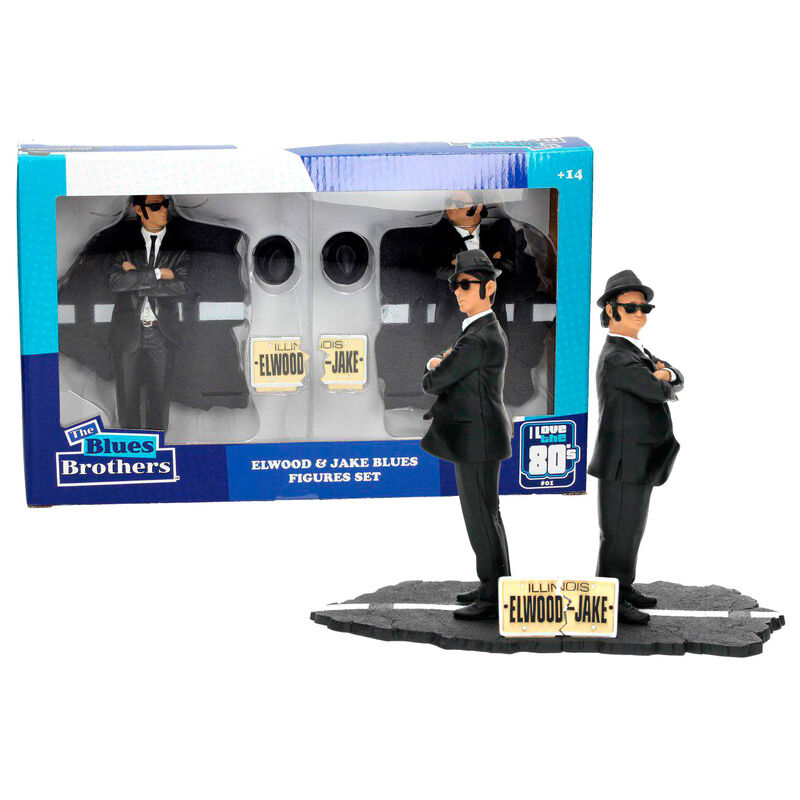 Blues Brothers Jake and Elwood blister 2 figures 18cm